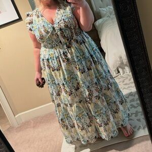 Anthropologie Peregrine Midi Dress